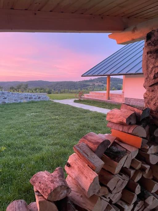 Casa Moderna In Sinteu - Intersectia Intre Modern Si Linistea Naturii Huta Voivozi Esterno foto